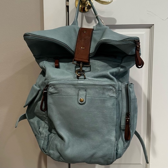 Free People Brigade Backpack Blue - Picture 2 of 5